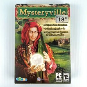 Mysteryville PC Video Game Everyone 2007 Hidden Object Game